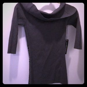 Central Park West off the shoulder sweater